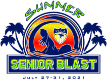 ISCA Summer Senior Blast meet logo