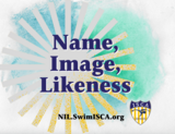 NIL logo for Name, Image, Likeness discussions with ISCA and the NCAA sports world