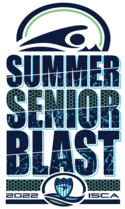 ISCA Summer Senior Blast meet logo for 2022