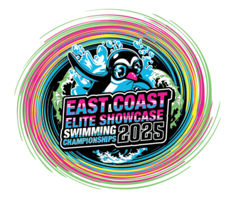 East Coast Elite Showcase meet logo for 2025
